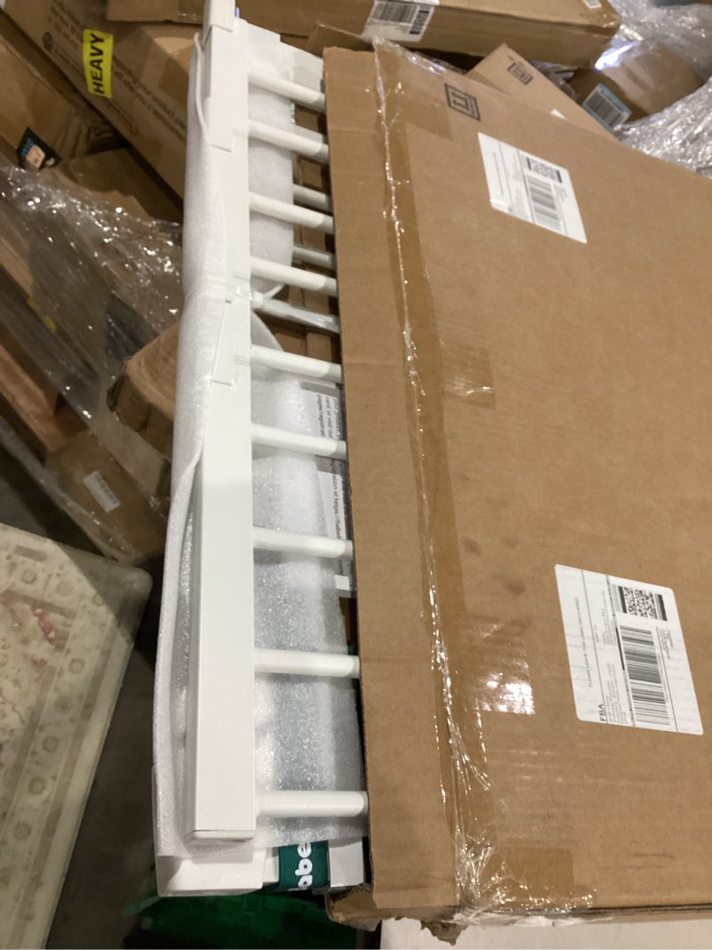 Condition photo showing Good Condition for babelio 29-55 inch extra wide baby/dog gate, pressguard p7, metal auto close, pressure mounted pet door for doorways, no need tools and drilling, with wall cups, white