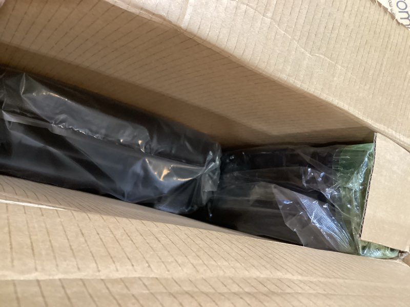 Condition photo showing As Is for keyboard stand piano bench set, double x adjustable keyboard stand piano stand with lockable straps, (piano keyboard stand x 1, piano bench x 1), (7 adjustable heights), black