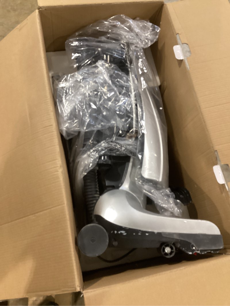 Condition photo showing As Is for Kenmore Elite 31150 Pet Friendly Bagged Upright Beltless Vacuum w/Pet Handi-Mate, Triple HEPA, 3D Inducer Motor, Telescoping Wand, 5-Position Height Adjustment, 3 Cleaning Tools-Silver Carpet & Bare Floors Beltless