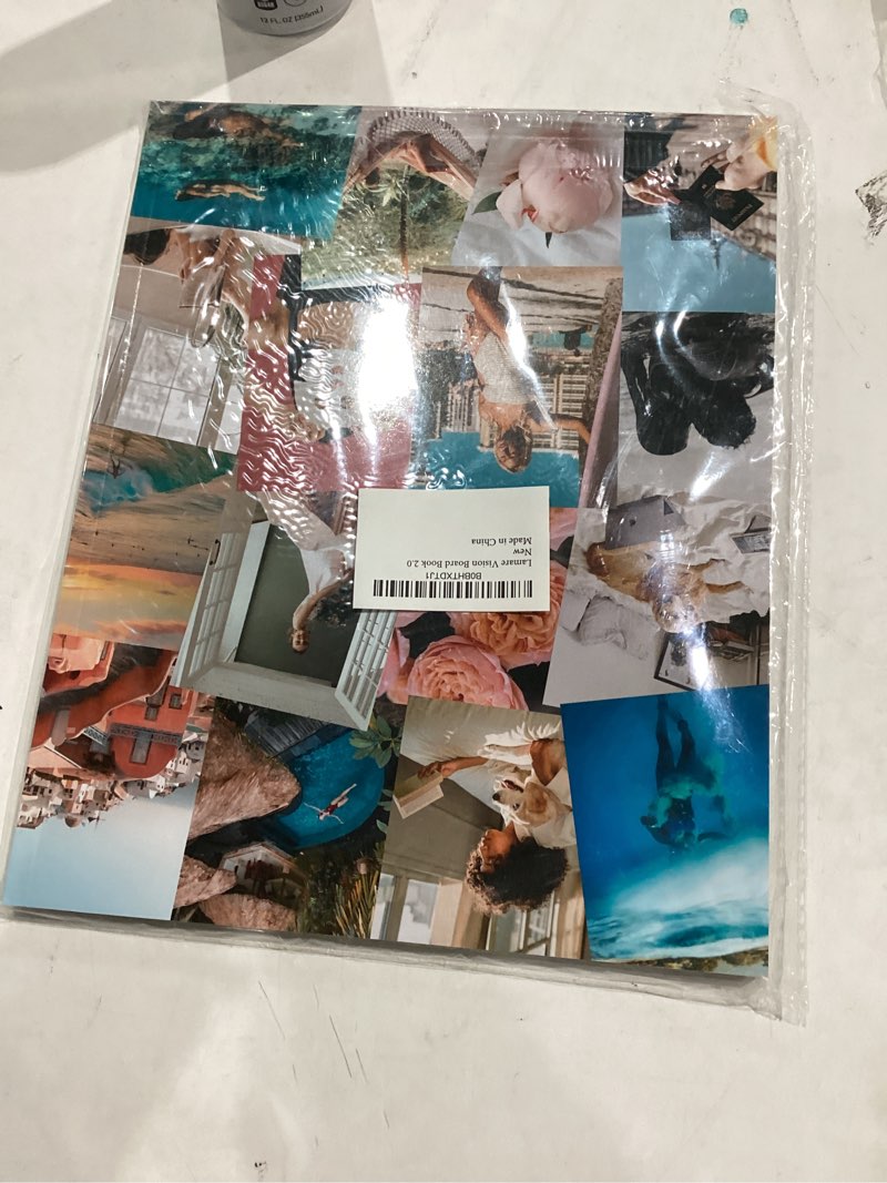 Condition photo showing Good Condition for Lamare Vision Board Book - 1000+ Aesthetic Vision Board Images & Motivational Quotes, Vision Board Supplies, Vision Board Kit, Collage Book for Manifestation, Self Care & Goal Setting New Release