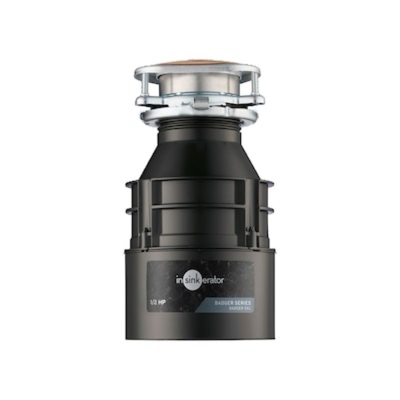 insinkerator badger 5xl continuous feed 1/2-hp septic safe non-corded garbage disposal