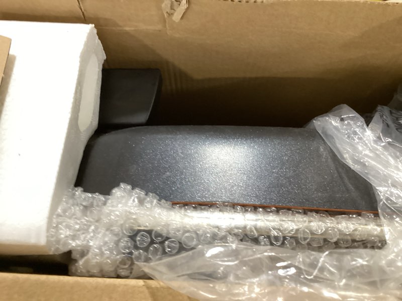Condition photo showing Good Condition for bella electric skillet and frying pan with glass lid, nonstick coating, cool touch handles, removable heating probe, dishwasher safe, 12 x 12 inch, copper 12" x 12" copper