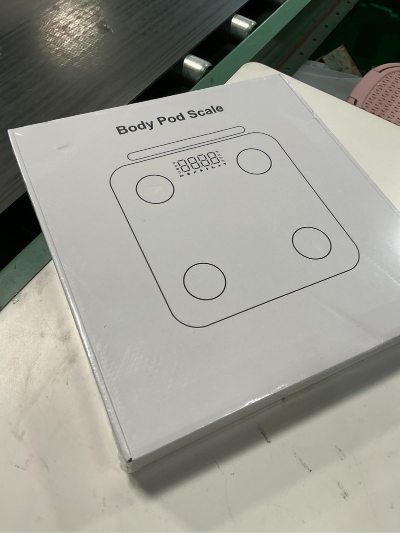 Condition photo showing New/Like New for The Body Pod Scale: 8-Electrode Health Smart Scale with 40+ Measurements Including Weight, Fat, BMI, Muscle Mass - Full Body Composition, 400 lbs Limit, 4xAAA Batteries Included