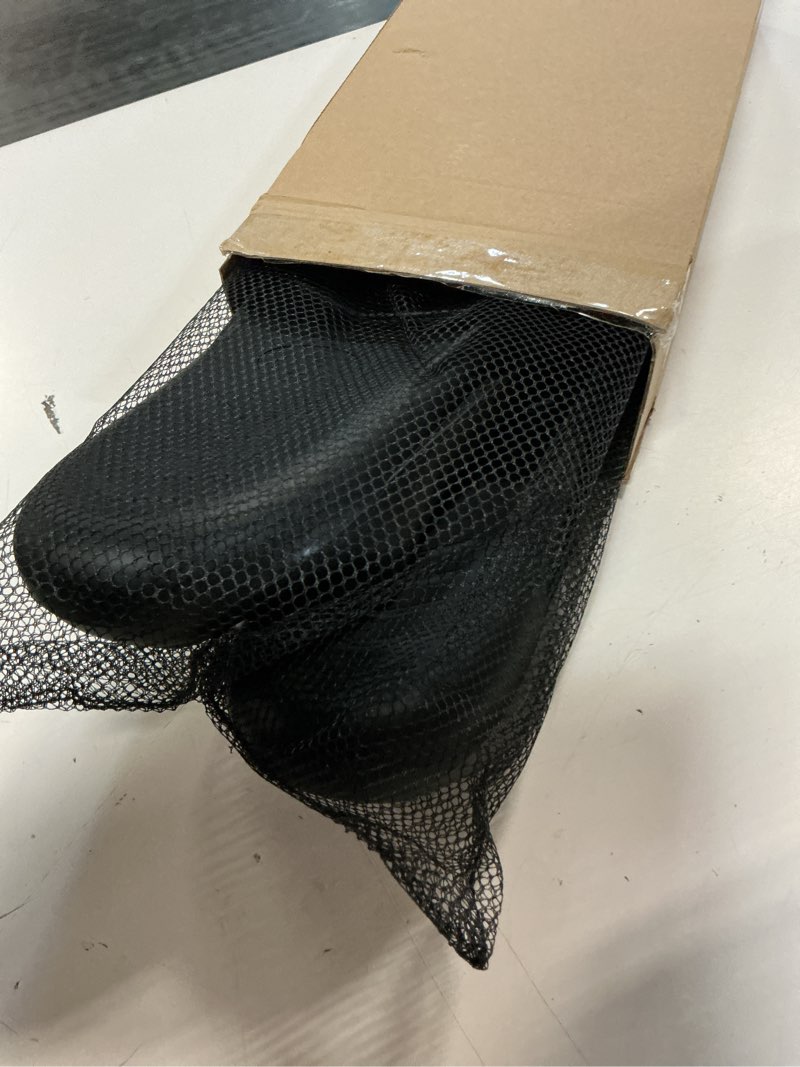 Condition photo showing New/Like New for size lgintenco swim fins, kids swim training fins for lap swimming, travel size flippers with mesh bag, silicone swimming fins for kids teens adults women men black l(us men 6-7.5/ us women 7-8.5)