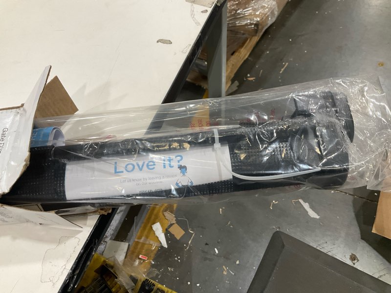 Condition photo showing Good Condition for Retractable Baby Gate Perma Child Safety 33" Tall x 71” Wide, Mesh, for Stairs, Doorways, Dogs, Pets, Indoor, Outdoor, One-Handed Operation, Locking, Easy Install, Hardware Mount, Black Black 33" Tall x 71" Wide