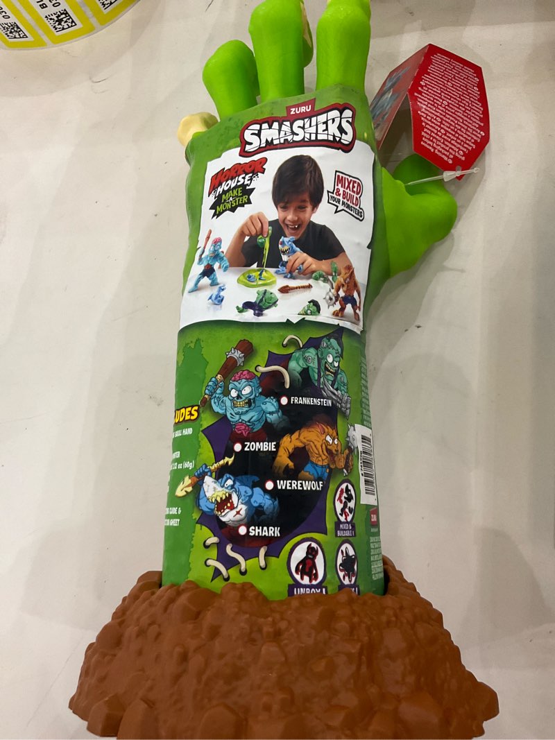 Condition photo showing New/Like New for Smashers horror house make a maonster kids toy