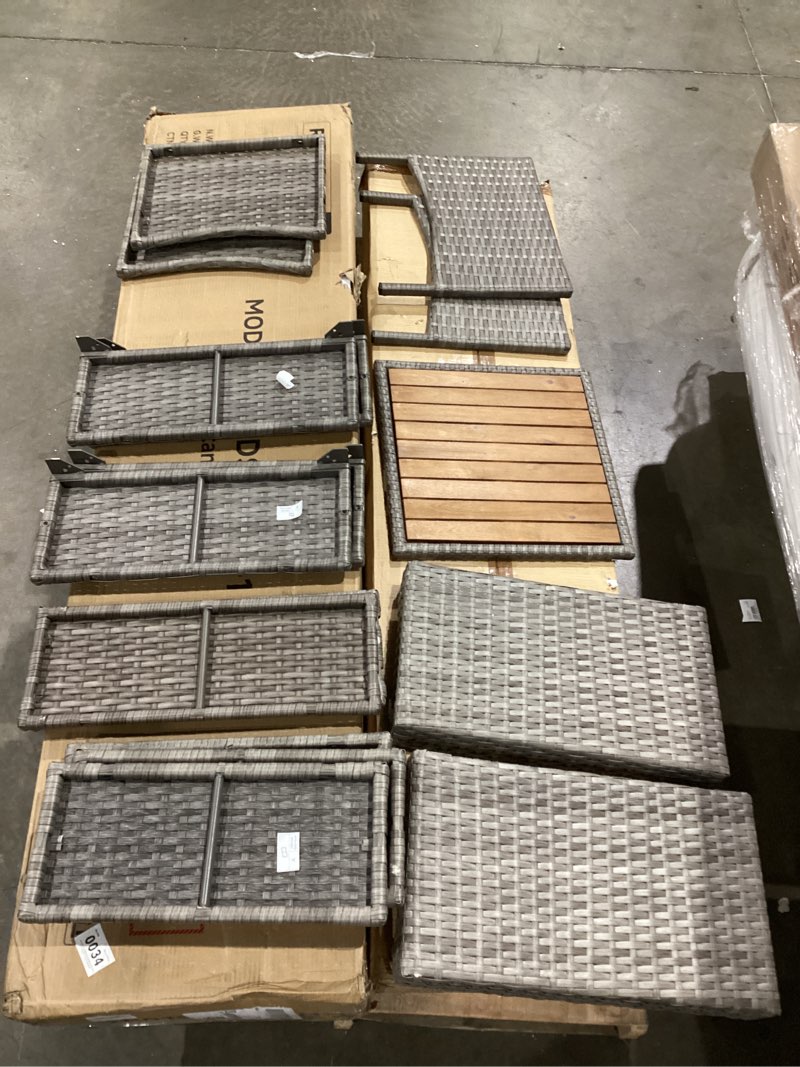 Gray Wicker Patio Furniture