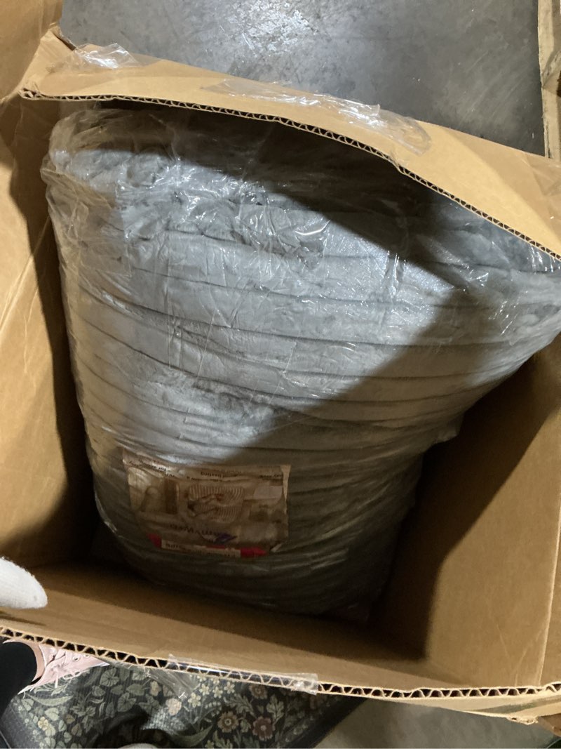 Condition photo showing Good Condition for headboard pillow + a long neck roll pillow body pillow?faux fur headboard wedge pillow with removable cover (gray, twin?39x8x20 inches) gray twin?39x8x20 inches