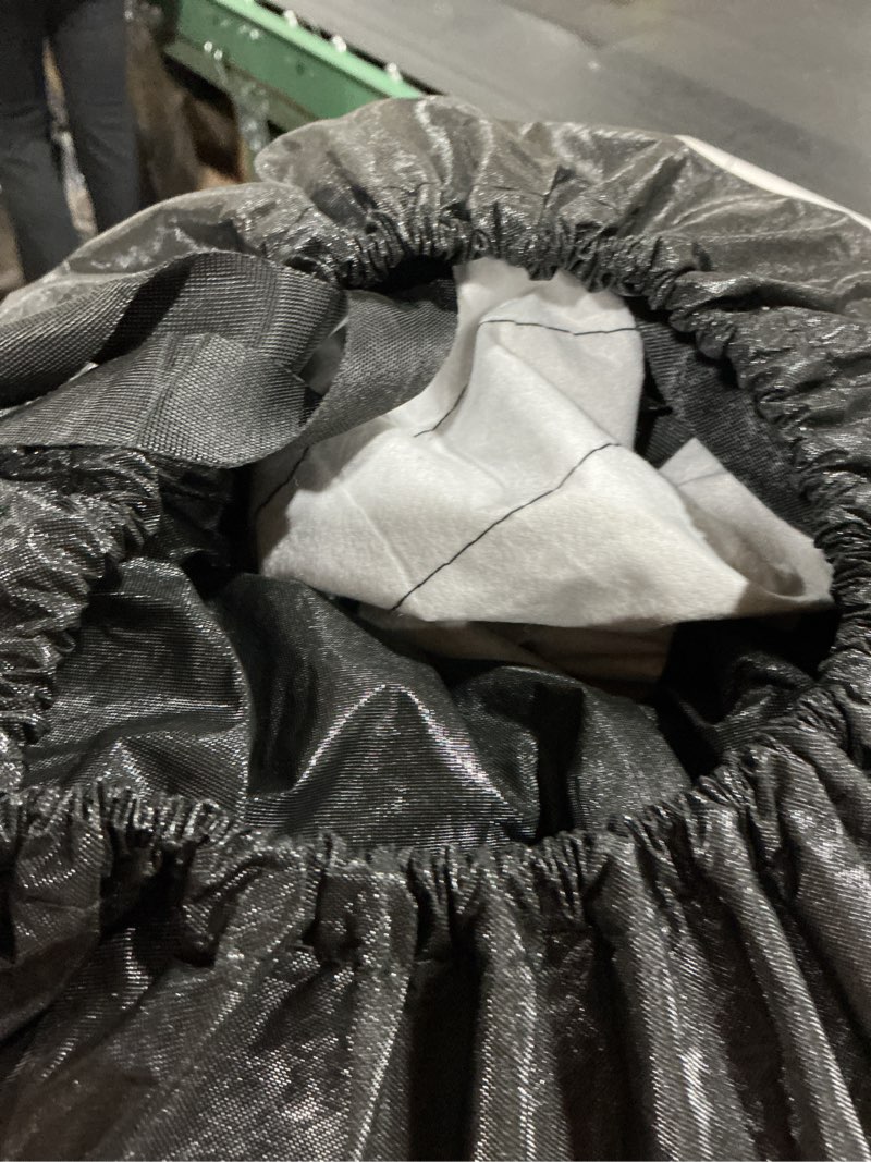 Condition photo showing As Is for migaven 6 layers car cover custom fit for model 3 car cover 2017-2025 waterproof full exterior cover rain snow protection with charging port ventilated mesh door zipper 6layer for model 3