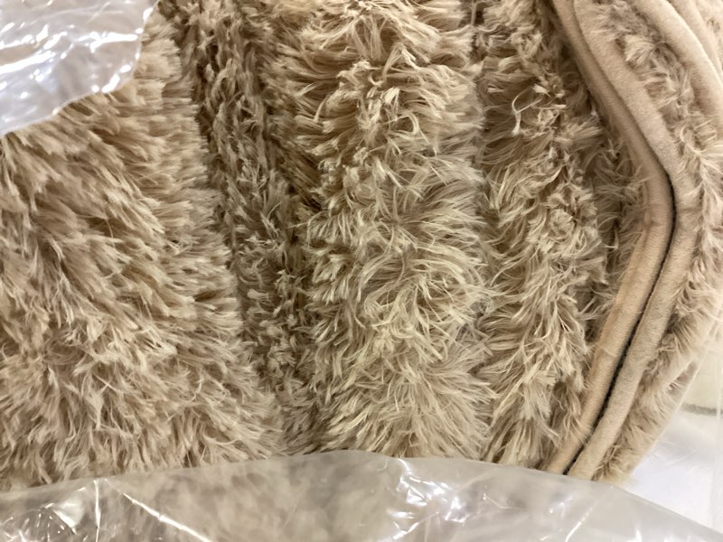 OLANLY 6x12 Machine Washable Large Area Rugs for Living Room, Bedroom, Soft Fluffy Shaggy Bedside Ru