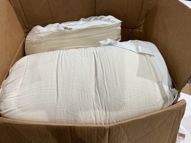 Condition photo showing As Is for tempur-adapt (supreme) 3" memory foam mattress topper, queen,white queen 3"