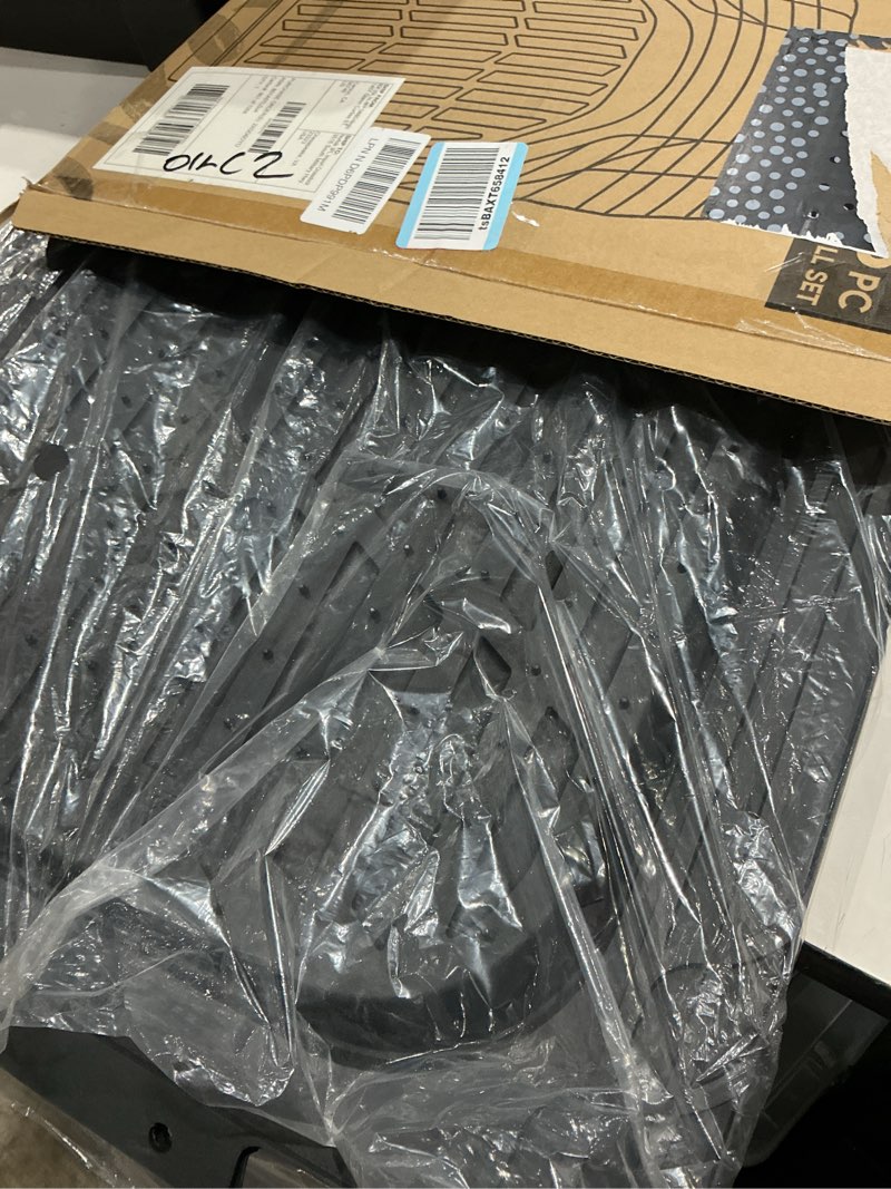 Condition photo showing Good Condition for motor trend flextough floor mats for cars, black deep dish all-weather car mats, waterproof trim-to fit automotive floor mats for cars trucks suv, universal floor liner car accessories full set black