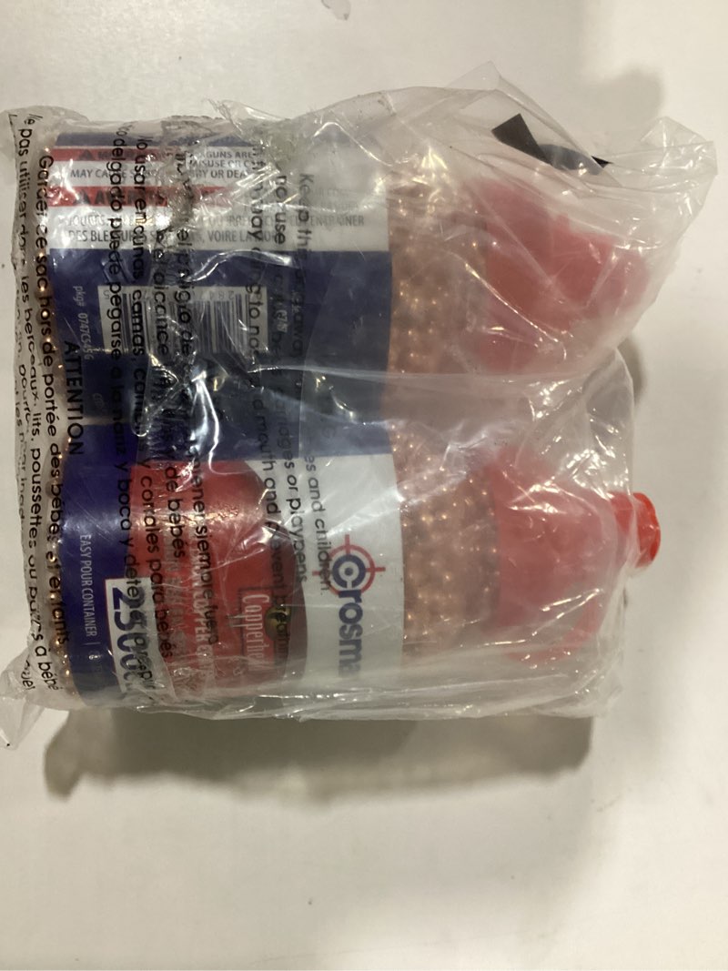 Condition photo showing Good Condition for (bidding on 2)crosman copperhead 4.5mm copper coated bbs in ez-pour bottle for bb air pistols and bb air guns 2500 count