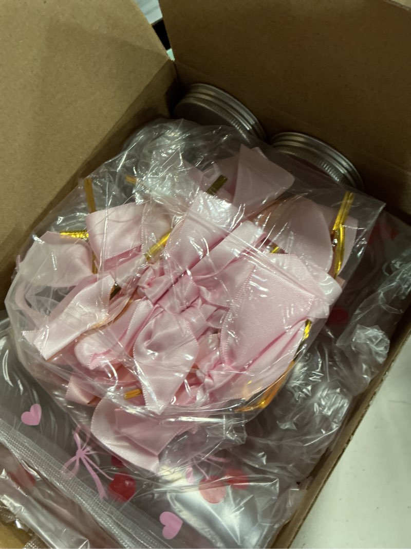 Condition photo showing New/Like New for skylety 12 pcs mother's day pink bow plastic bottle bulk cherry pink plastic cups with straw lid and twist bow cute inspired retro reusable bottles for birthday party wedding friend women drinkware