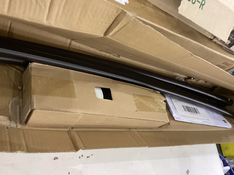 Condition photo showing Good Condition for Zenna Home Double Curved Shower Curtain Rod, No Drill, 50-72 Inch Adjustable Tension Curved Shower Rod for Bathroom, Rustproof Double Rod, Non-Slip, Adds Room in Shower, Matte Black