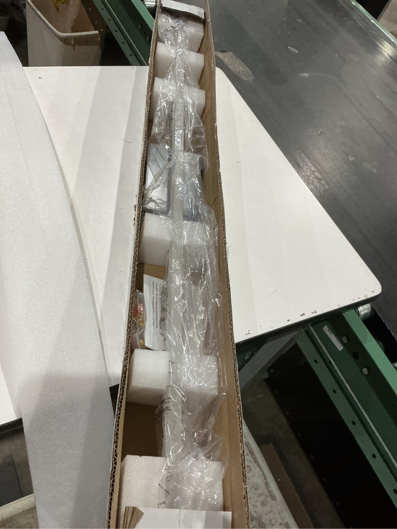 Condition photo showing Good Condition for combuh 48inch bathroom vanity light fixtures extra long lighting bar above mirror, modern bright 23w 2300lm wider coverage slim sleek ip44 rustproof led chrome bath wall sconce for makeup cool white 6000k 48inch