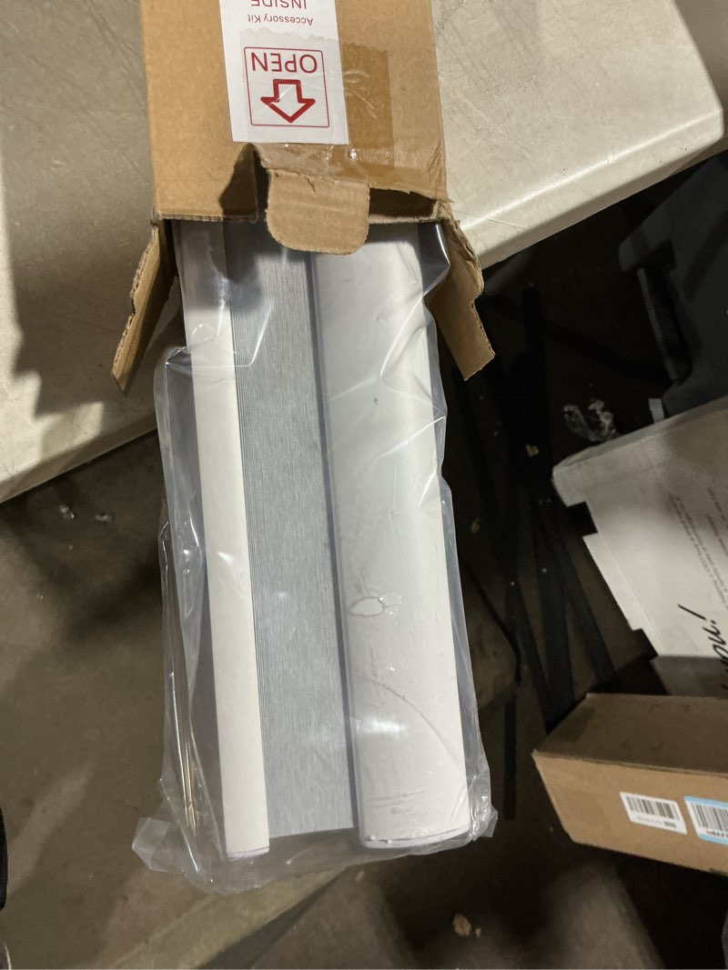 Condition photo showing Good Condition for joydeco cellular shades cordless, blackout shades cellular blinds for indoor windows, blackout blinds honeycomb blinds window shades for thermal insulated & noise reduction (white, 36" w x 64" h) a - white 36"w x 64"h