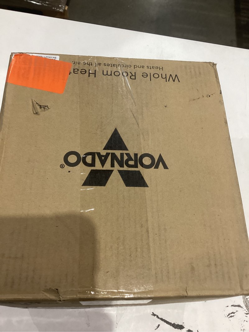 Condition photo showing Good Condition for Vornado MVH (2025) Space Heater, 3 Heat Settings, Adjustable Thermostat, Tip-Over Protection, Auto Safety Shut-Off System, Indoor Use, Whole Room Heating, Black Medium (2025 Model)