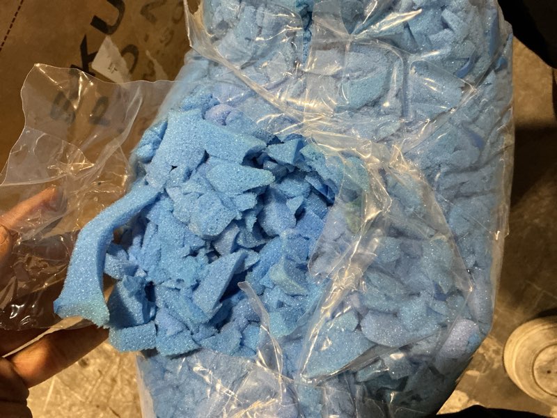 Condition photo showing Good Condition for bean bag filler,comfortable and soft bean bag chair filler, memory foam stuffing for cooling pillow,beanbag?dog bed,couch stuffing fill for cushions…