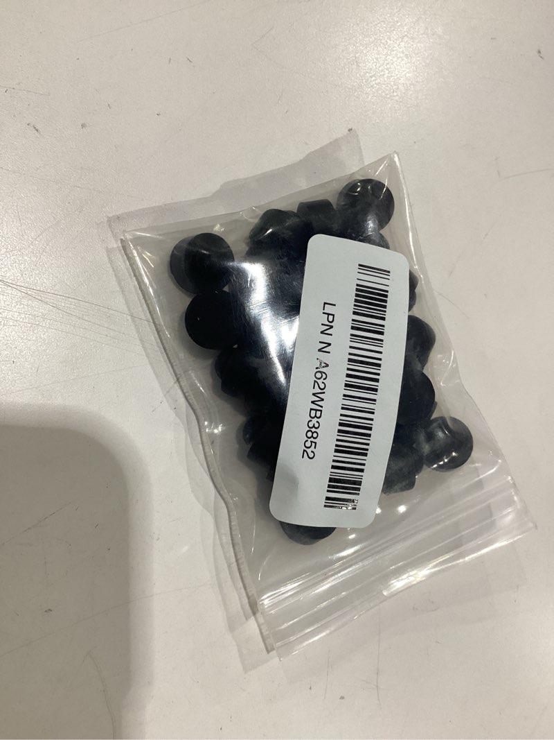 Condition photo showing New/Like New for 30 pack rubber feet bumper push-in series for crockpot, slow cooker feet replacement 1/2" diameter, fits 1/4" bumper holes, use in 1/16" panel thickness, versatile