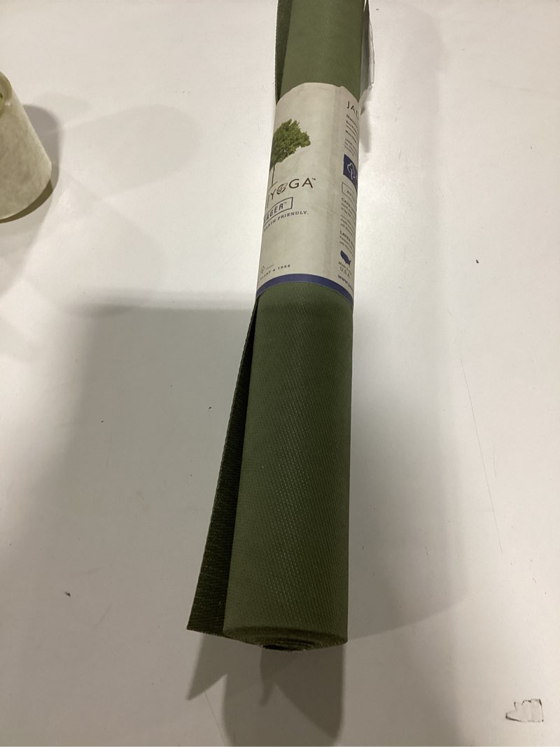 Condition photo showing New/Like New for JadeYoga Voyager Yoga Mat - Lightweight & Portable Rubber Yoga Mat - Non-Slip Exercise Mat for Women & Men - Great for Yoga, Home Workout, Gym Fitness, Pilates, Stretching, and More Olive Green