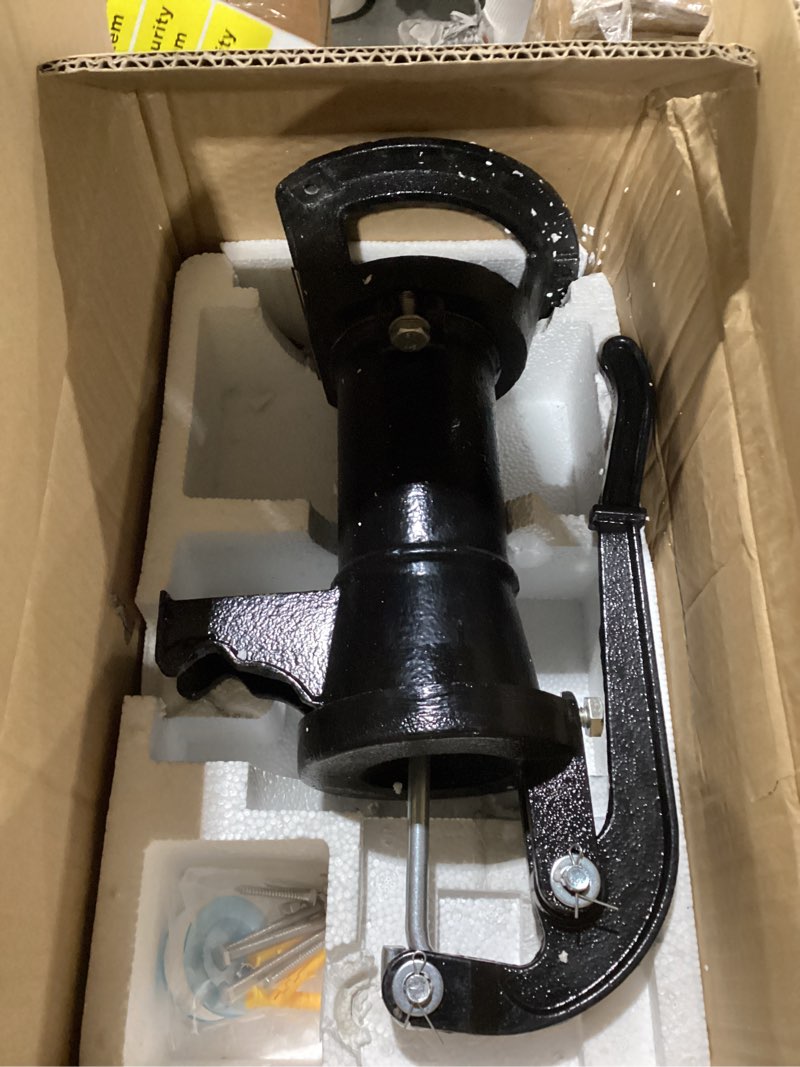 Condition photo showing Good Condition for durable cast iron pitcher pump antique manual hand shake suction well pump water transfer pump 25ft maximum lift easy installation for outdoor garden pond backyards swp 300 black