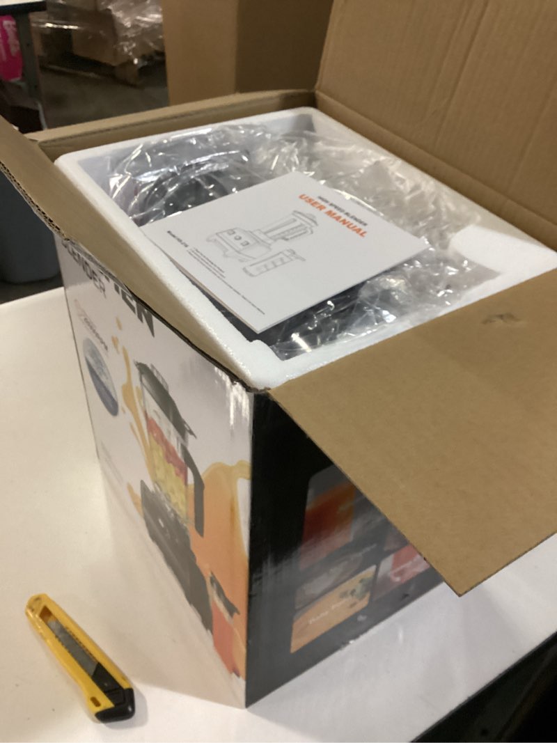 Condition photo showing New/Like New for Blender, Blenders for Kitchen with 68Oz. Pitcher and 20Oz. To-go Cup, 26000 RPM Countertop Blender for Smoothies, Ice Crushing, Frozen Fruits, Red