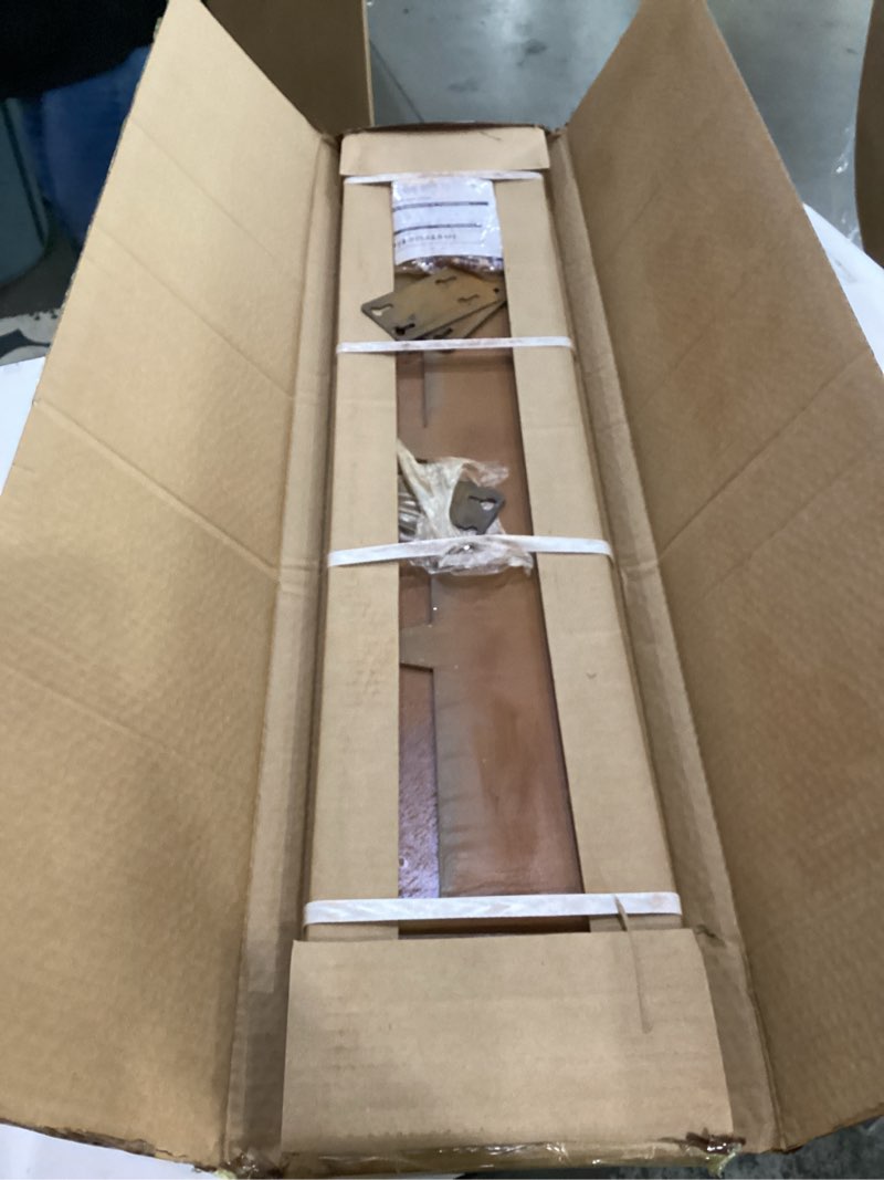 Condition photo showing As Is for heavy-duty cor-ten steel landscape edging (8" h x 40" l) - 6-pack (20 ft total) | pre-rusted, weatherproof garden border | hammer-in, no dig, bendable design for lawns, flower beds & trees 8" h x 40" l,6 pack