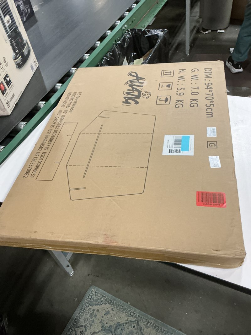 Condition photo showing New/Like New for ALL4JIG 1500 Pieces Rotating Puzzle Board with 4 Drawers and Cover,25"x34" Portable Wooden Jigsaw Puzzle Table for Adults,Lazy Susan Spinning Puzzle Boards Birthday Gift for mom Medium-1500pcs