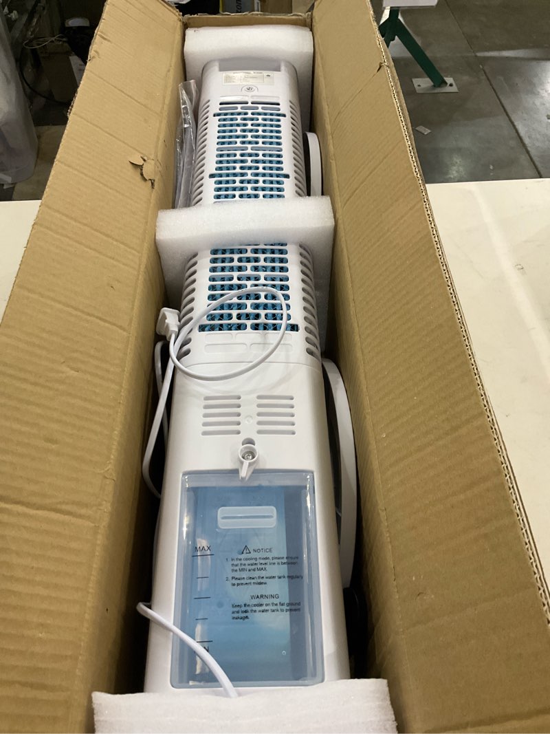 Condition photo showing Good Condition for Evaporative Air Cooler, 35" Windowless Air Conditioner Portable w/3 Speeds, 25ft Remote, Smart Timer & Water Tank, Portable Air Conditioners No Windows Needed, 90°Oscillating AC Unit for Room