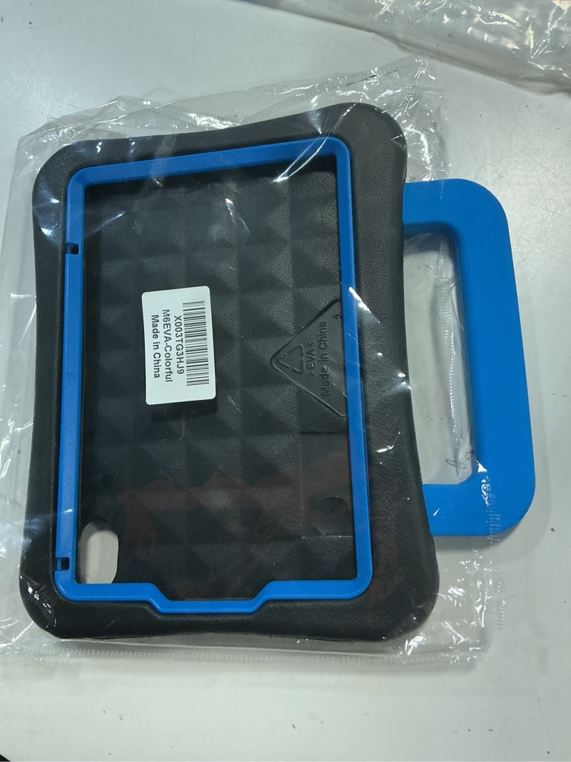 Condition photo showing Good Condition for kids case for ipad mini 7 (a17 pro) 2024 /ipad mini6 2021, light weight heavy duty/shockproof/drop proof with handle/kickstand, child friendly cover for ipad mini 7th/6th gen 8.3inch (black) colorful