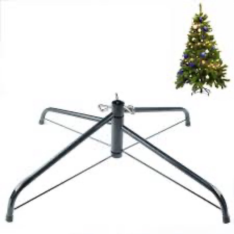 MNKXL 28 Inch Metal Christmas Tree Stand for 4 to 10ft Christmas Trees, Heavy Duty Folding Universal