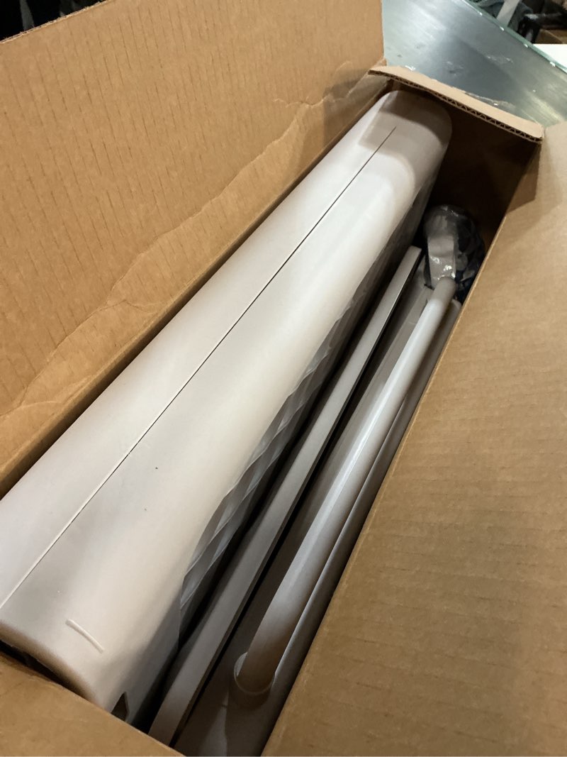 Condition photo showing As Is for VECELO Rolling Laundry Hamper with Wheels and Lid, Foldable Plastic Laundry Basket with Handle, Roll