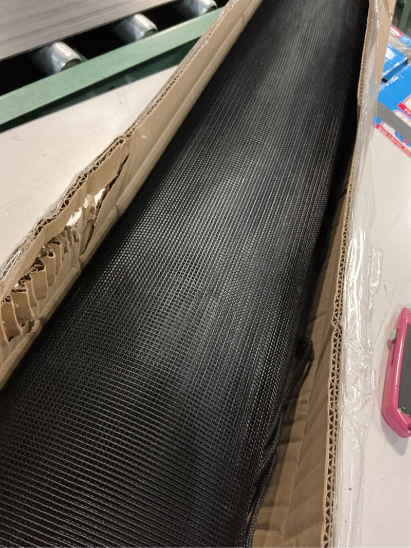 Condition photo showing Good Condition for driveway net for kids safety - lutico 28’ wide 40" tall driveway guard with high visibility reflective tape, driveway net to stop basketballs from rolling into street, easy to install?ebony? ebony 28ft