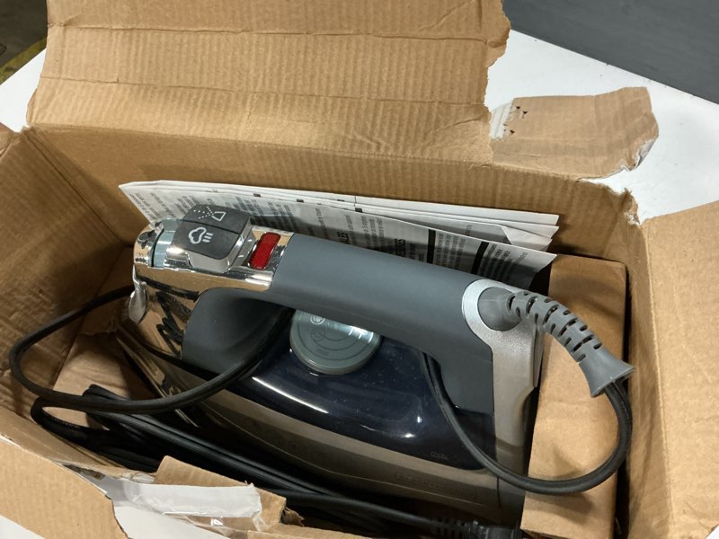 Condition photo showing Good Condition for black+decker allure professional steam iron, blue, d3030 gray/blue large