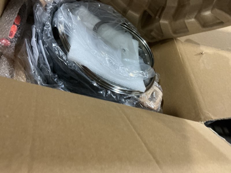 Condition photo showing Good Condition for Ceramic Cookware Sets 15PCS Pots and Pans Set Non Stick (black15)