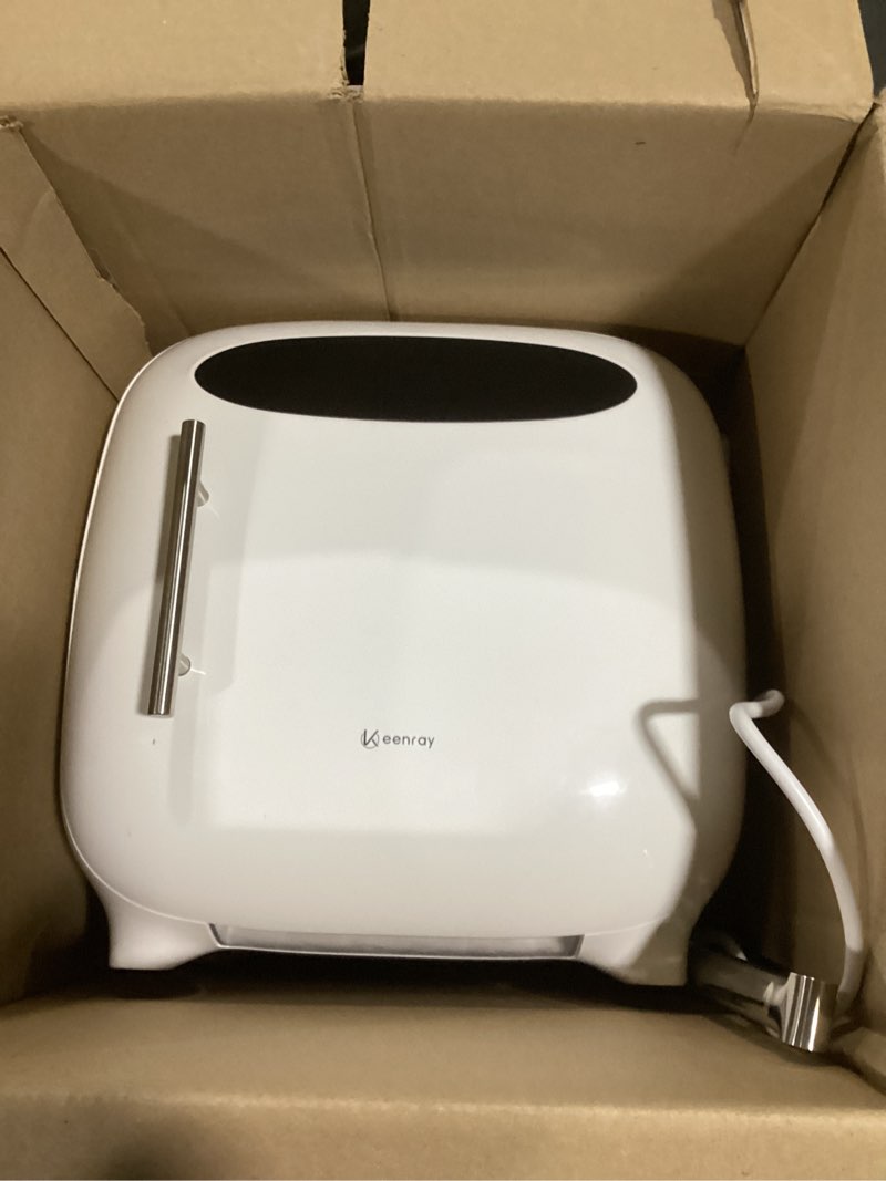 Condition photo showing Good Condition for keenray hot towel warmer cabinet, 14l professional towel heater, spa towel warmer with digital screen, adjustable timer and delay, customized fragrance, heat dry & wet towels for spa, salon, home