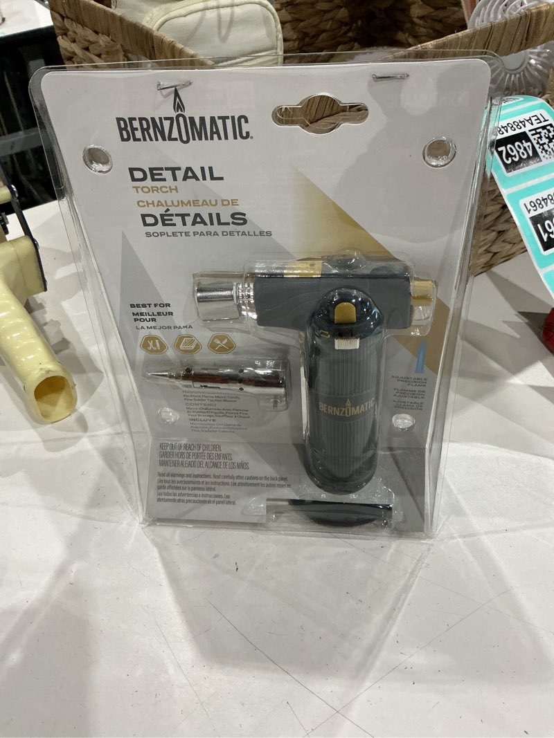 Condition photo showing As Is for bernzomatic 5-1/2 oz 3-in-1 torch kit 1 pc butane
