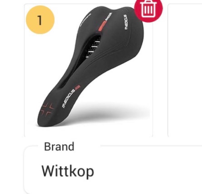 wittkop mountain bike seat made of comfortable memory foam i mtb saddle with innovative ergonomic 5 zone-concept - bicycle seat for road bmx & mtb (b0846269gs)