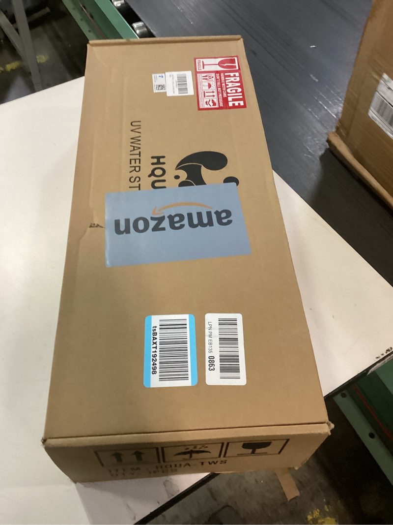 Condition photo showing Good Condition for HQUA-TWS-121 120V 55W 12GPM 1“ MNPT Inlet/Outlet, Whole House Ultraviolet Water Purifier Filter, + 1 Extra UV Bulb, + 1 Extra Quartz Sleeve 1" MNPT