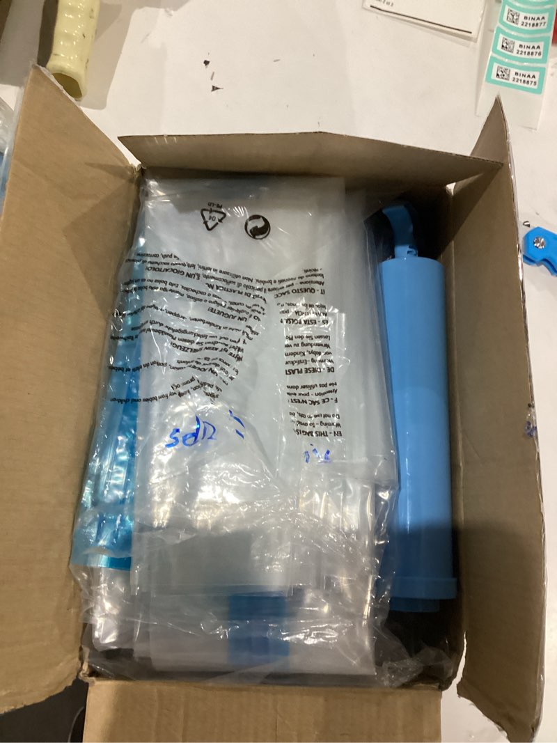 Condition photo showing Good Condition for Cozy Essential 25 Pack Vacuum Storage Bags, Space Saver Bags (5 Jumbo/5 Large/5 Medium/5 Small/5 Roll) Compression for Comforters and Blankets, Pillow, Bedding, Sealer Clothes Storage,