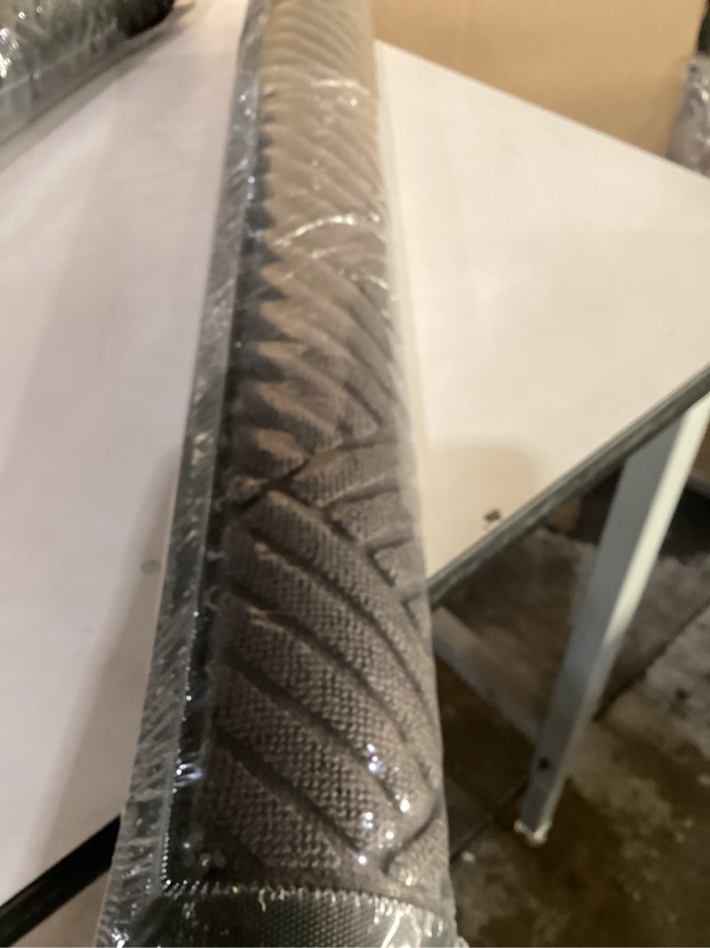 Condition photo showing As Is for OLANLY Indoor Outdoor Mat, Sturdy Natural Rubber Floor Mat, Non Slip Low Profile Waterproof Doormat, and Stain Front Door Mats, Easy Clean Patio Entrance Mat, 48''x32'', Grey 48''x32'' Grey