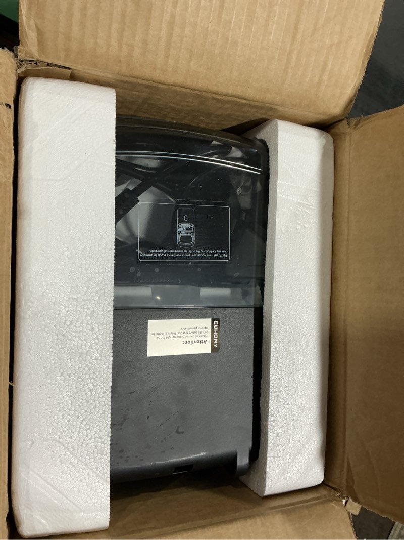 Condition photo showing As Is for EUHOMY Nugget Ice Makers Countertop, Pebble Ice Maker Machine with 35lbs/24H Soft Ice, Self-Cleaning Sonic Ice Maker with Ice Scoop&Basket, Pellet Ice Maker for Home/Kitchen/Office(Stainless Steels) Silver