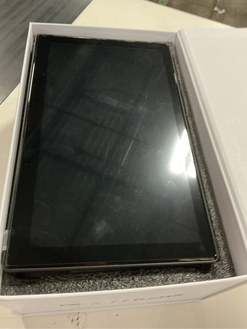 Condition photo showing As Is for 9" wireless apple carplay screen for car, portable touchscreen apple carplay & android auto with ota update, backup camera,fm, voice control/gps navigation/mirror link/bt 9inches