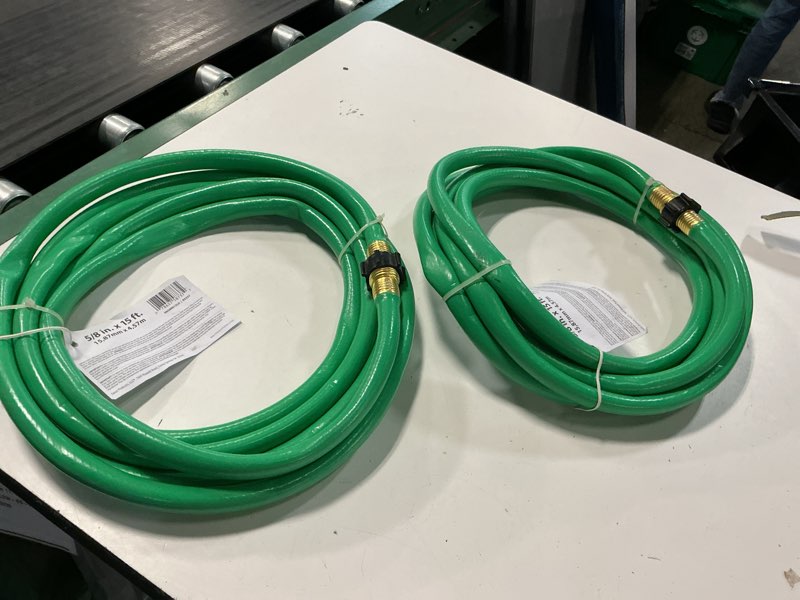 Condition photo showing Good Condition for ( 2 pack) swan 5/8-in x 15-ft light vinyl green utility hose