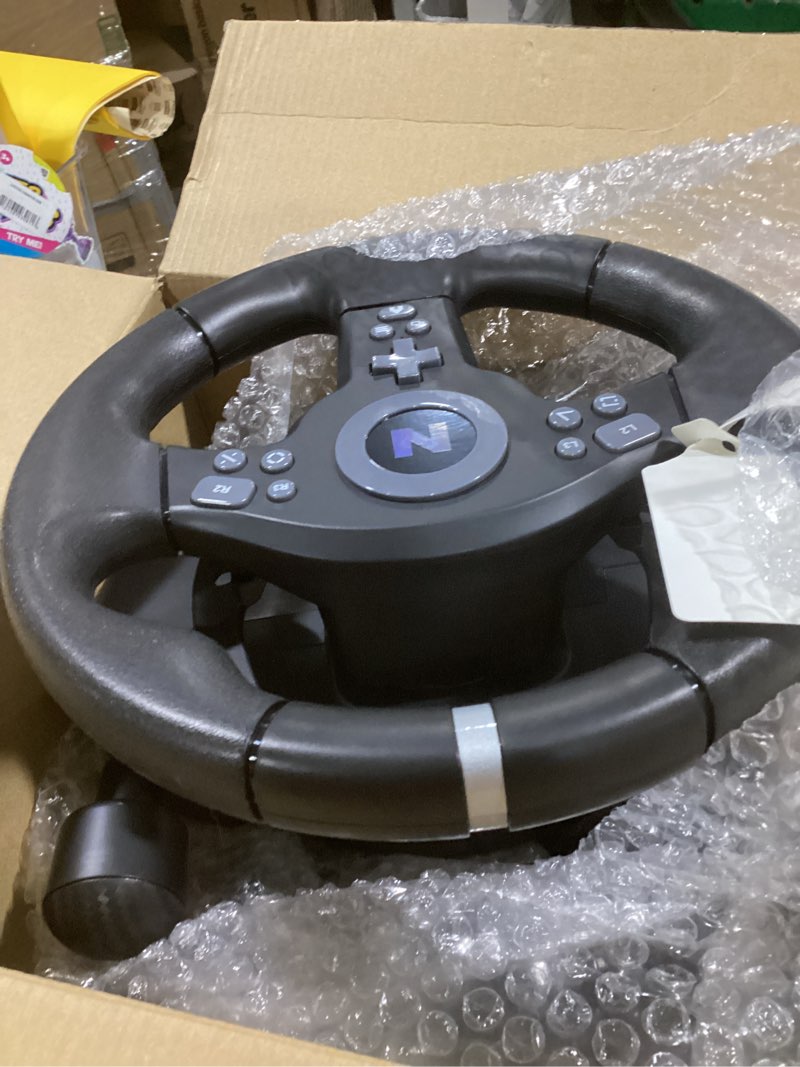 Condition photo showing Good Condition for nitho drive pro v200 racing wheel with pedals and shifter, 270° gaming steering wheel for pc, ps4, switch/switch 2, xbox series x|s, xbox one, for car race sim games