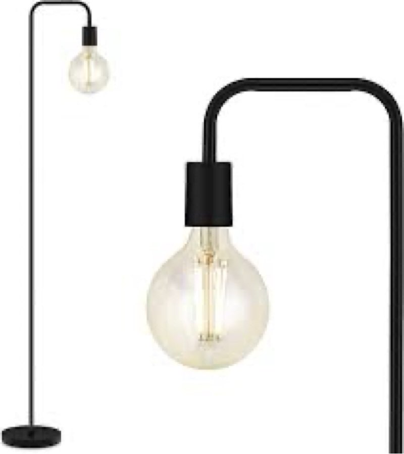 BoostArea Floor Lamp, Industrial Floor Lamp, 63 Inch Standing Lamp, E26 Socket, On/Off Footswitch, W