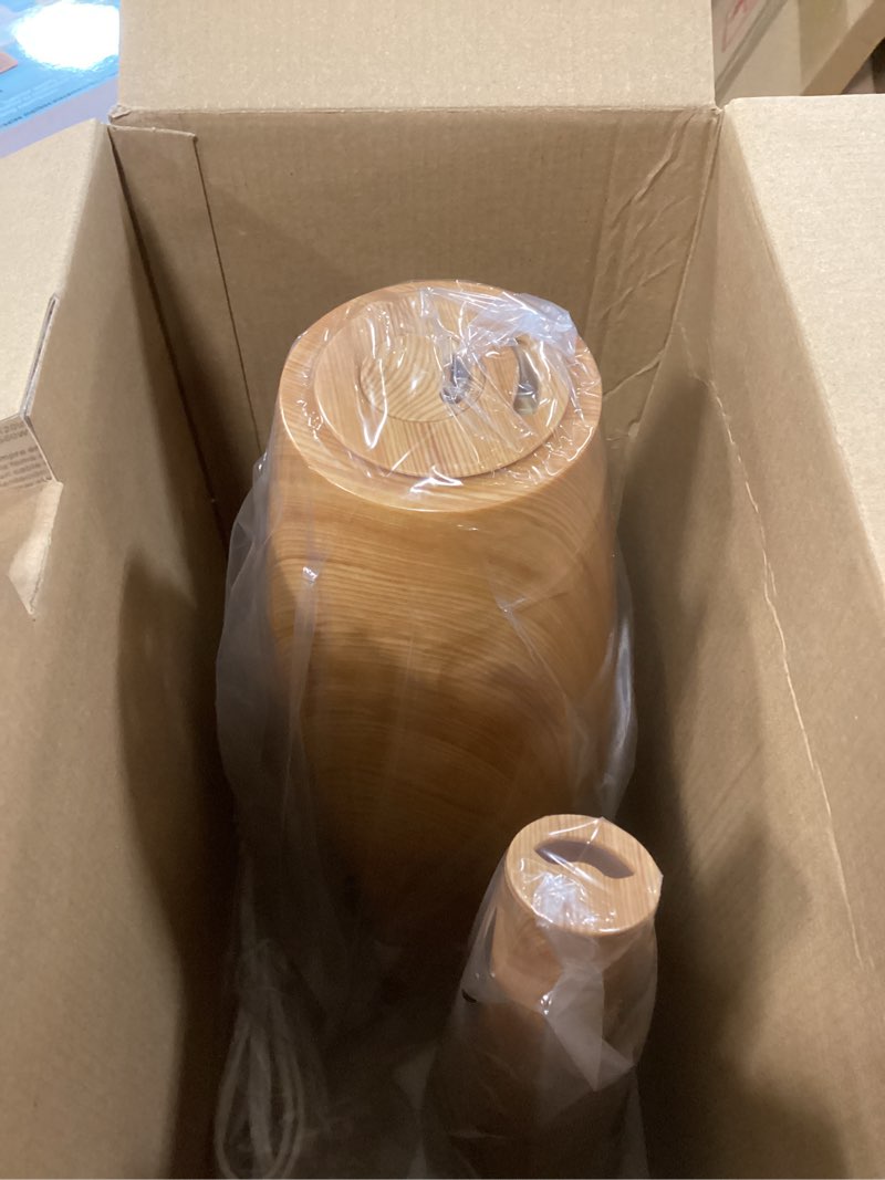 Condition photo showing Good Condition for cool mist humidifier,elecameier warm and cool mist humidifier for home/bedroom with remote control smart air humidifier for desk/office/baby bedroom 25db whisper quiet with auto shut off light wood