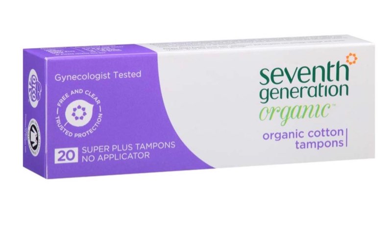 Seventh Generation Tampons Super Plus No Applicator - 20 ct - 2 pk