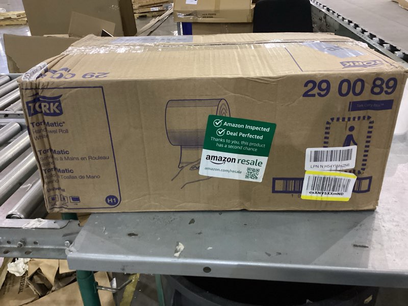 Condition photo showing New/Like New for Tork Matic Paper Hand Towel Roll White H1, Universal, 100% Recycled Fiber, 6 Rolls x 700 ft, 290089 White 6 Count (Pack of 1) Advanced Hand Towel